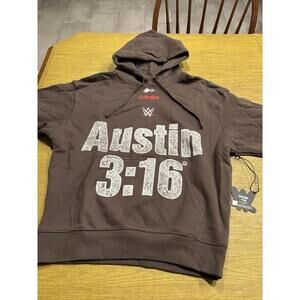 Civil WWE Collab Stone Cold Hoodie Med NWT Rare